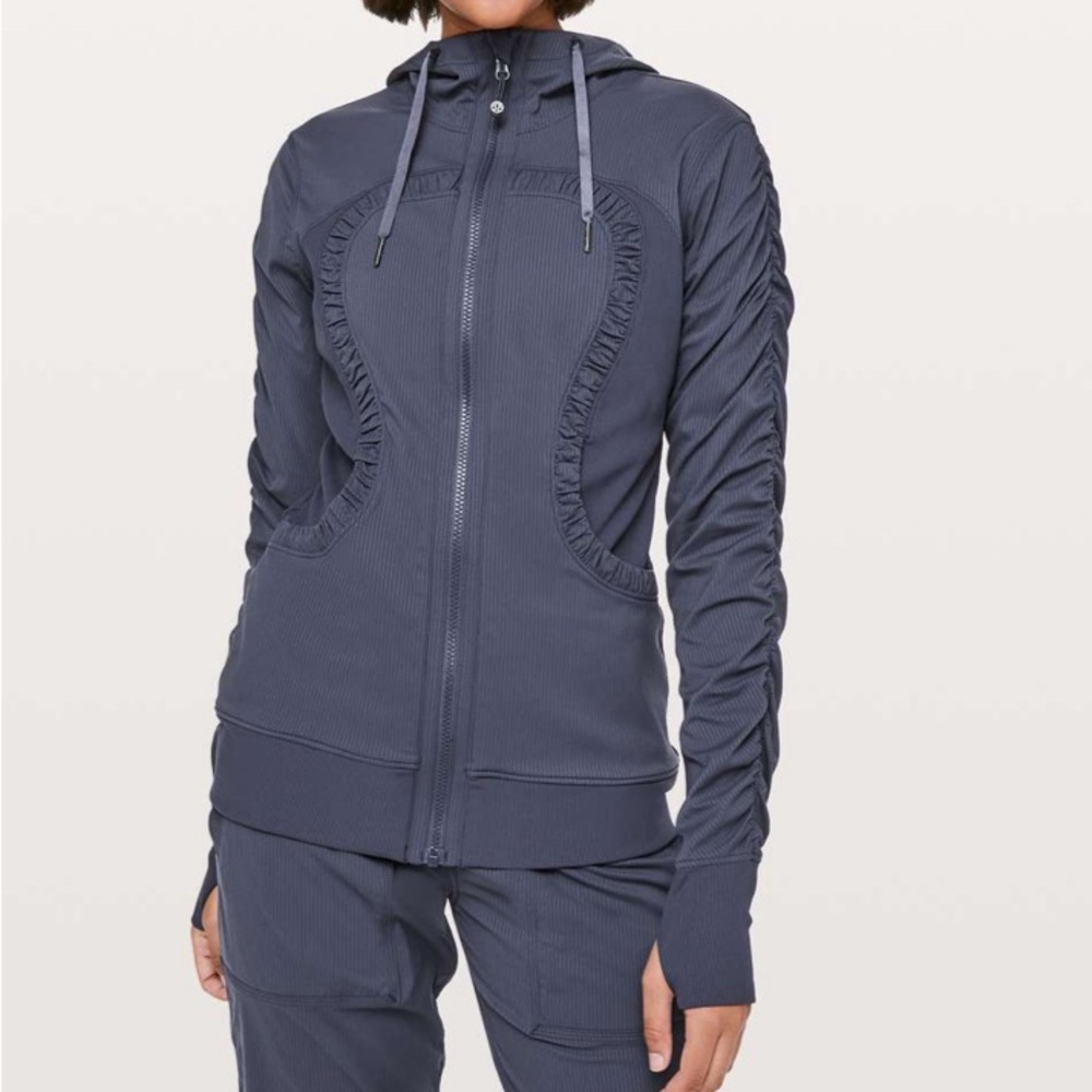 Lululemon Dance Studio Jacket III Cadet Blue color